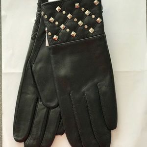 Ladies sheepskin leather gloves
